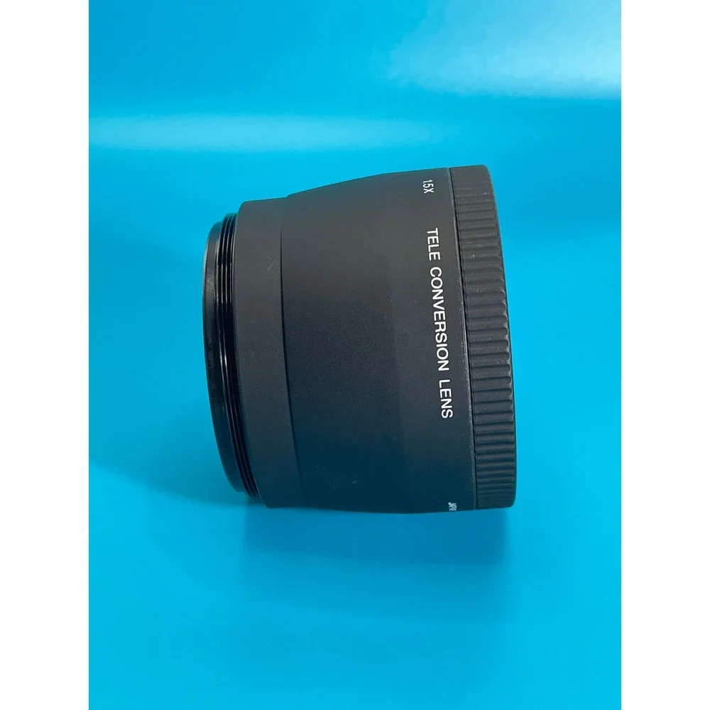 Fujifilm FinePix 1.5X Tele Conversion Lens Made in Japan with Caps Black